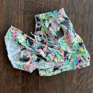 Tropical Chubbies tear away swim shorts and matching speedo